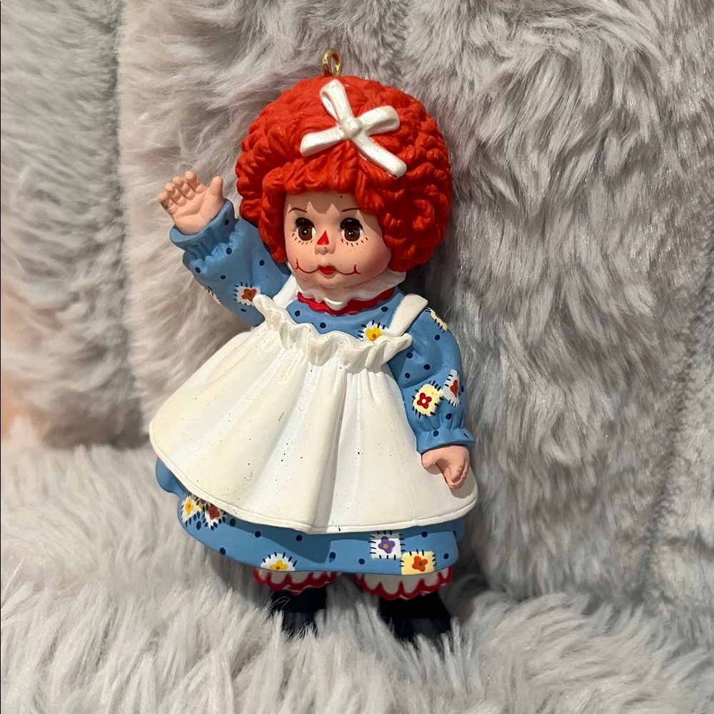 1998 Hallmark Keepsake Madame Alexander Ornament - Red and White Mop Top Wendy